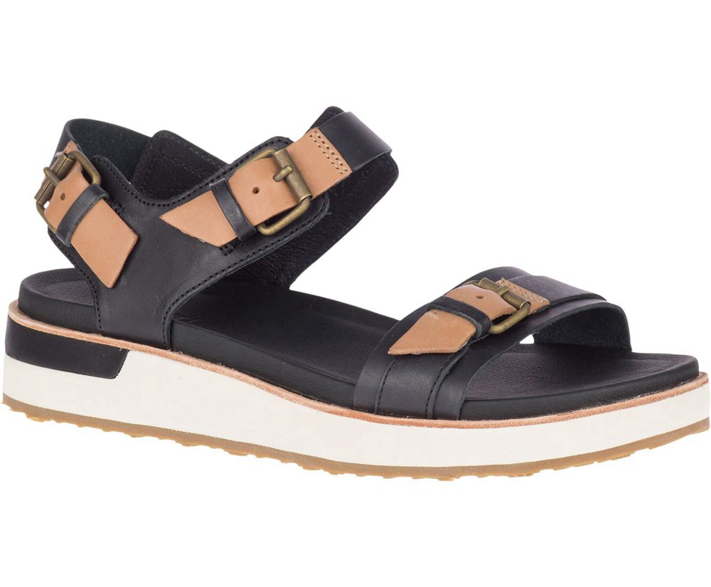 Sandálias Senhora - Merrell Roam Buckle - Pretas - UEN214758